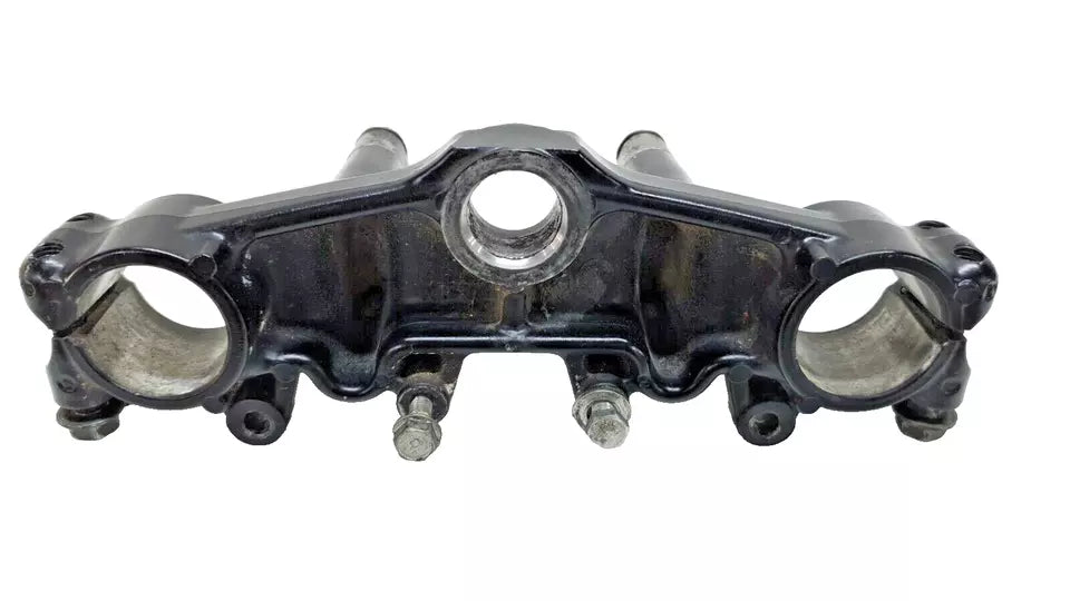 Té de fourche supérieur Yamaha DT125LC 1986 Réf : 34X-23435-00-98