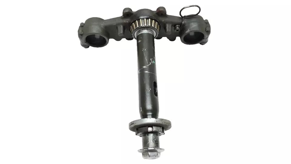 Té de fourche inférieur Yamaha DT125LC 1987 n°12 Réf : 53V-23340-00-90