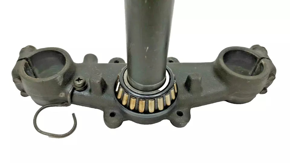 Té fourche inférieur Yamaha DT125LC 1986 n°2 Réf : 53V-23340-00-90