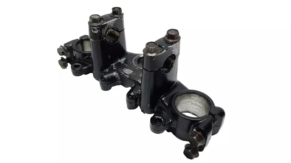 Té de fourche supérieur Yamaha DT125LC 1987 n°7 Réf : 34X-23435-00-98