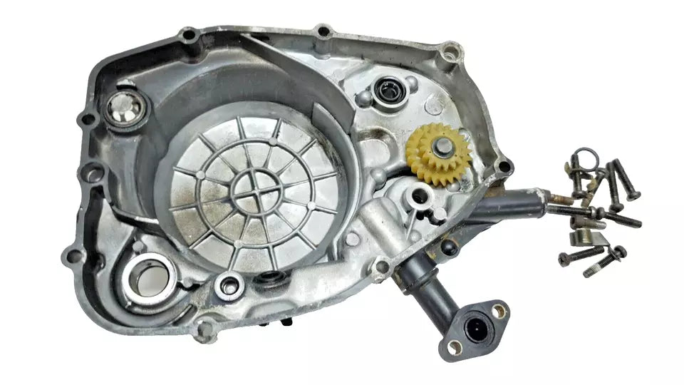 Carter d'embrayage Yamaha DT125LC 1987 n°8 Réf : 34X-15421-00-00