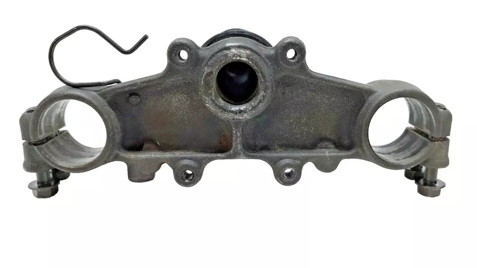 Té de fourche inférieur Yamaha DT125LC 1987 n°2 Réf : 53V-23340-00-90