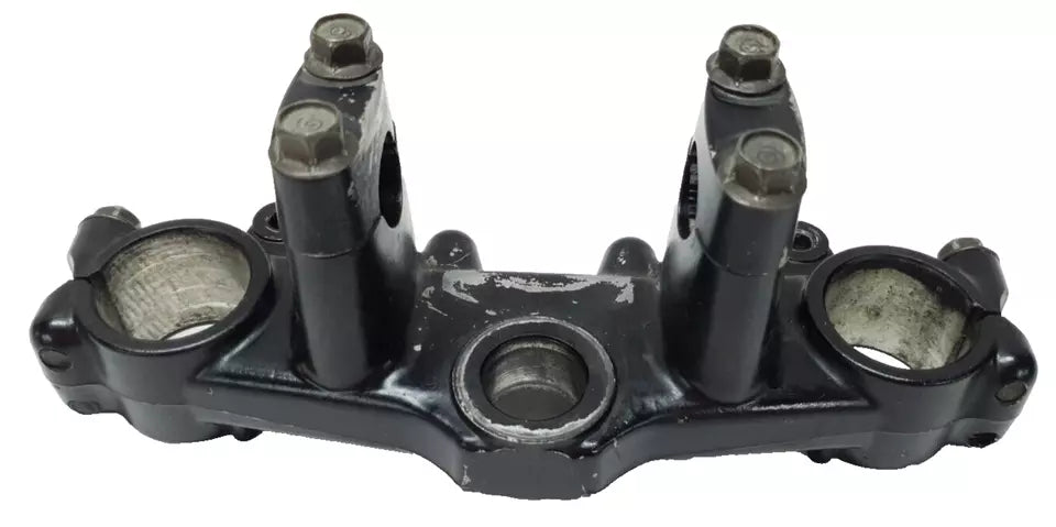 Té de fourche supérieur Yamaha DT125LC 1987 n°9 Réf : 34X-23435-00-98