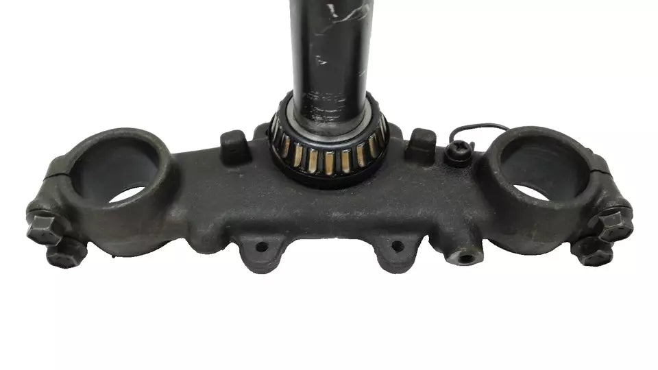 Té de fourche inférieur Yamaha DT125LC 1987 n°12 Réf : 53V-23340-00-90