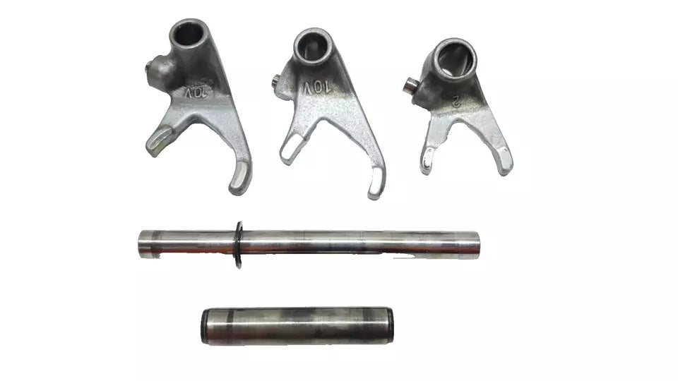 Fourchettes & axes de boite de vitesse Yamaha DT125LC 1982 10V