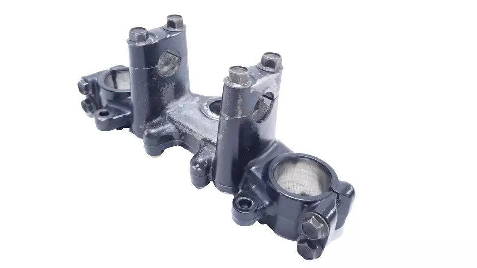 Té de fourche supérieur Yamaha DT125LC 1987 n°17 Réf : 34X-23435-00-98