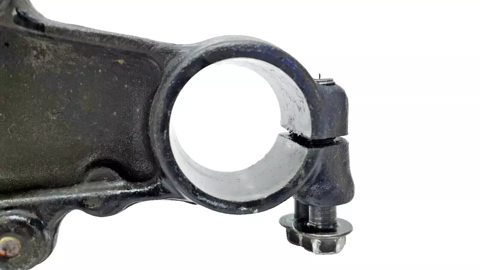 Té de fourche inférieur Yamaha DT125LC 1987 n°3 Réf : 53V-23340-00-90
