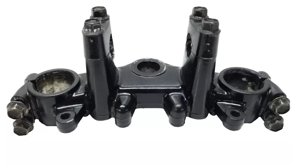 Té de fourche supérieur Yamaha DT125LC 1987 n°3 Réf : 34X-23435-00-98