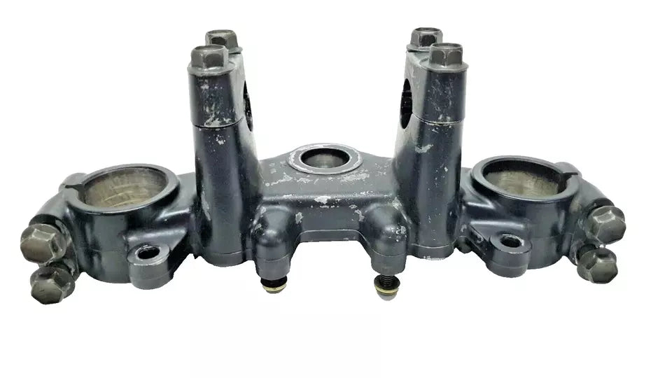 Té fourche supérieur Yamaha DT125LC 1HR 34X 1987 Réf : 34X-23435-00-98