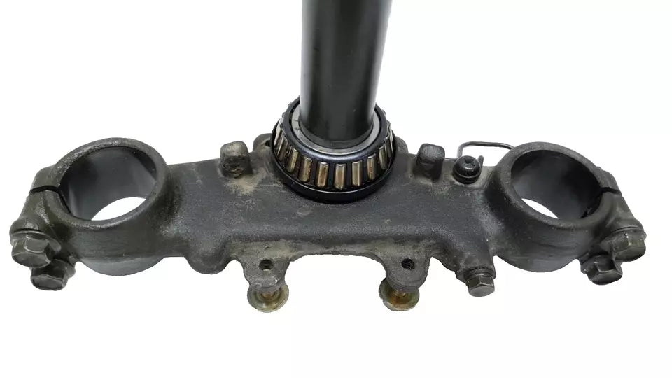 Té de fourche inférieur Yamaha DT125LC 1987 n°5 Réf : 53V-23340-00-90