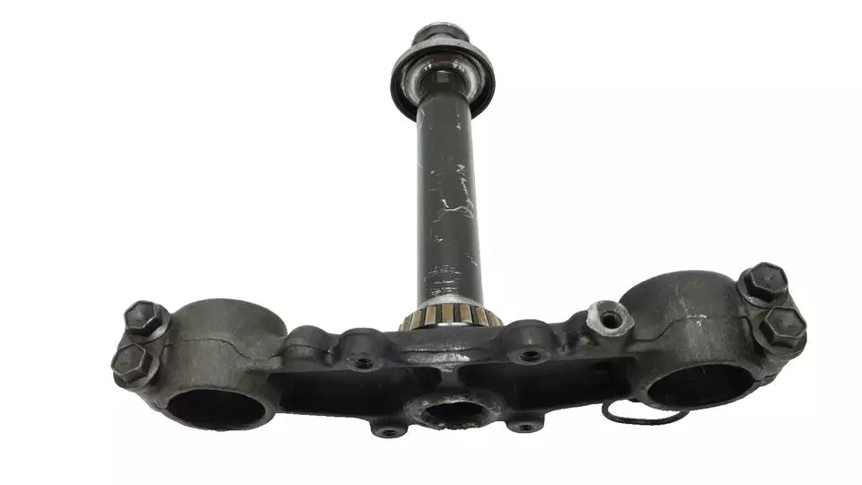 Té de fourche inférieur Yamaha DT125LC 1987 n°12 Réf : 53V-23340-00-90