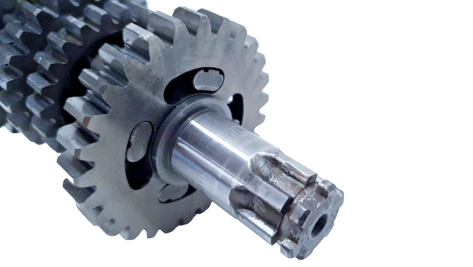 Arbre secondaire de boite de vitesse Kawasaki KMX 125 1988 Réf : 131281233