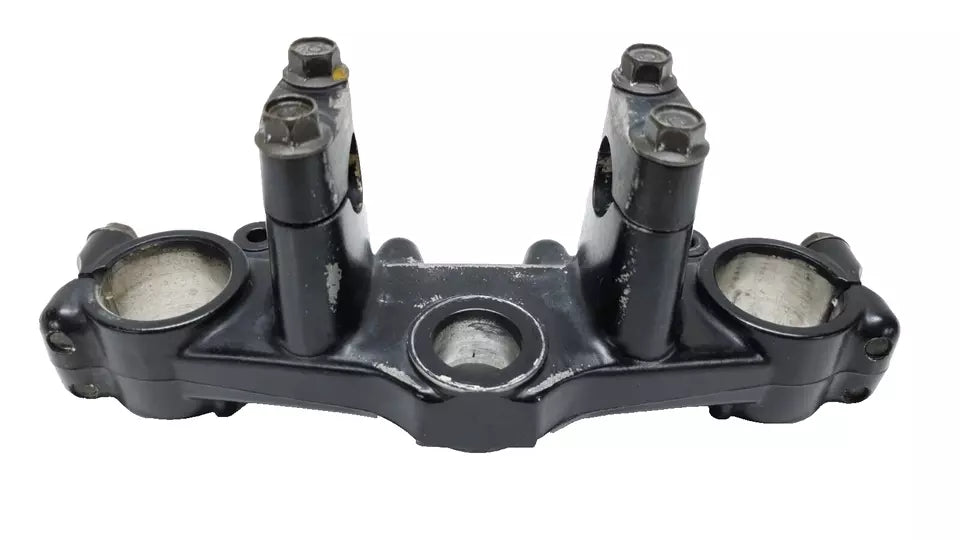 Té de fourche supérieur Yamaha DT125LC 1987 n°5 Réf : 34X-23435-00-98