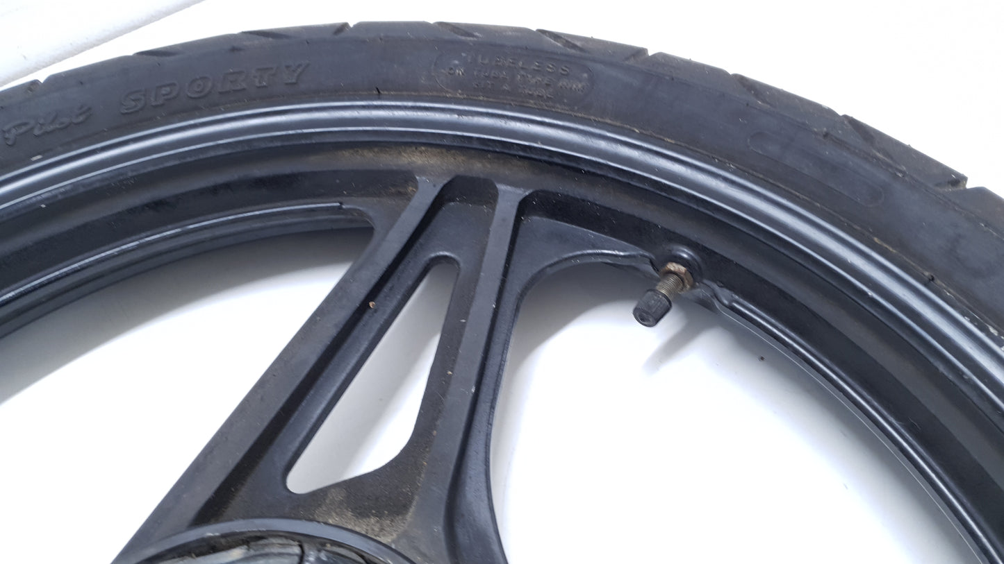 Roue arrière Yamaha YBR 125 2006 n°2 Réf : 4GU-F5338-10-33 Rear wheel