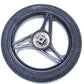 Roue arrière Yamaha YBR 125 2005 n°2 Réf : 4GU-F5338-10-33 Rear wheel