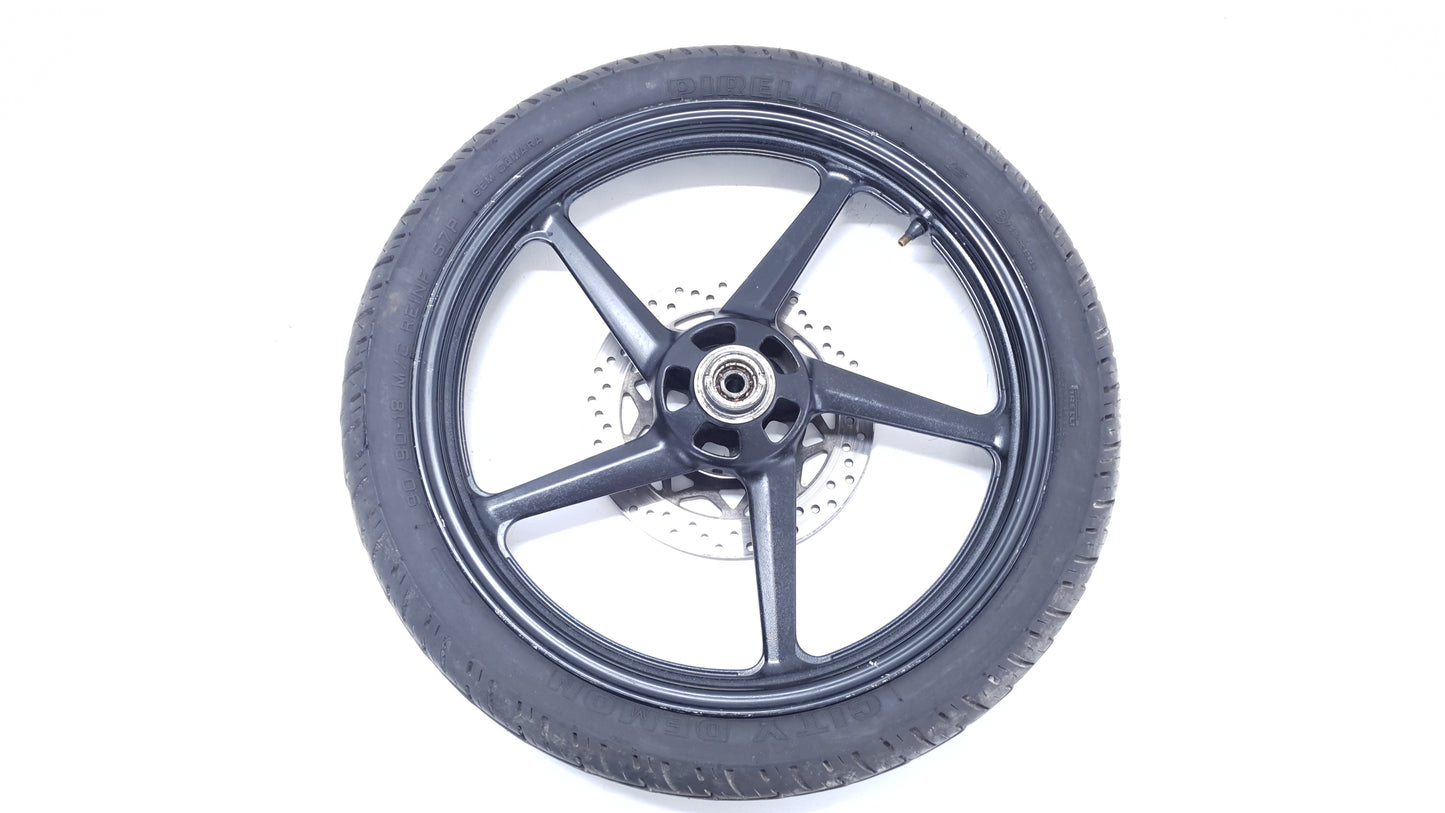 Roue avant Yamaha YBR 125 2010 n°2 Réf : 3D9-F5168-00-33 Rear wheel