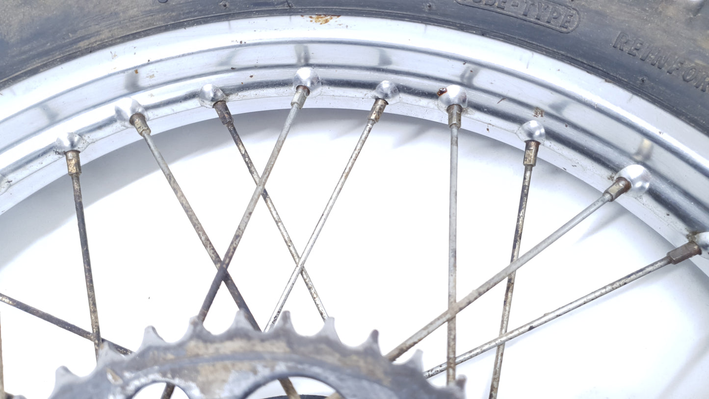 Roue arrière Yamaha DTMX 80 1980 Rear wheel