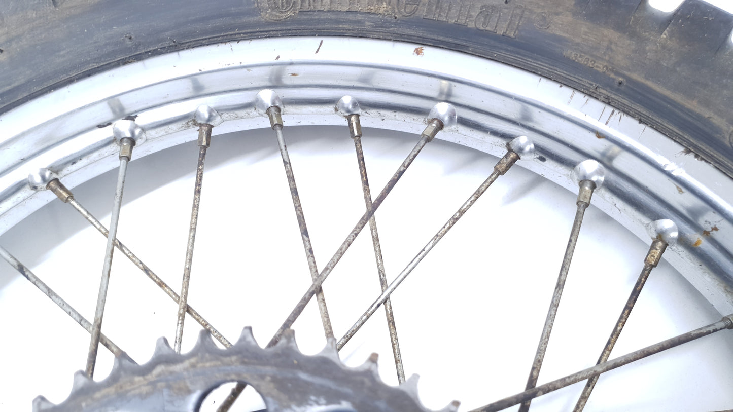 Roue arrière Yamaha DTMX 80 1980 Rear wheel