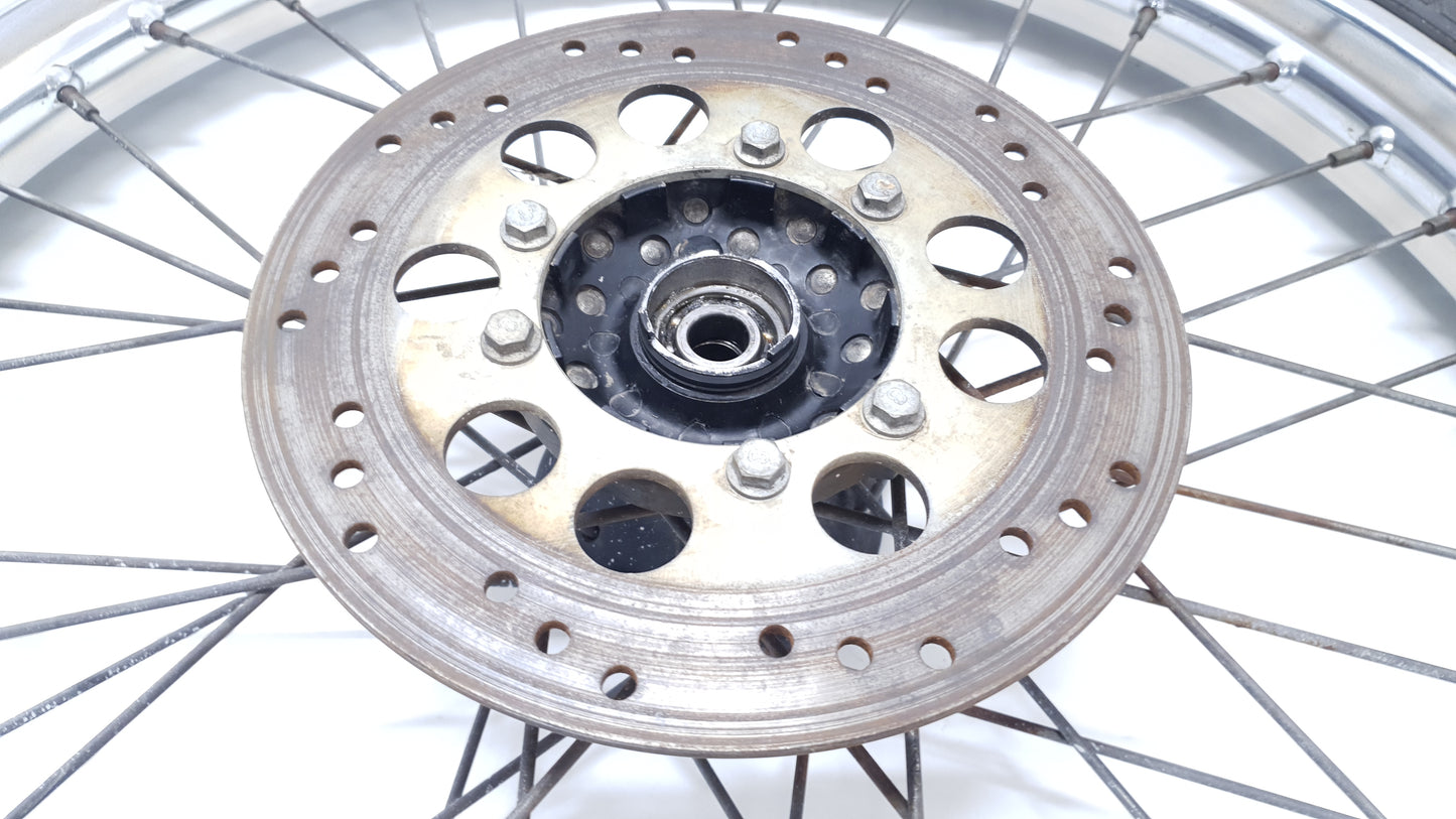 Roue avant Yamaha DT125LC 1987 n°16 Réf : 94416-21392-00 Front wheel