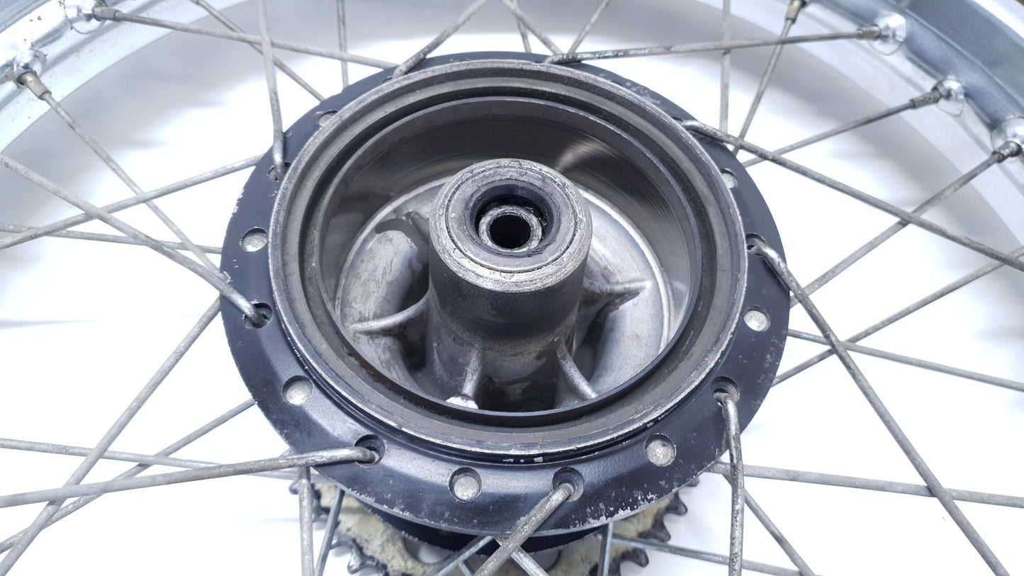 Roue arrière Yamaha DTMX 50 1981 Rear wheel