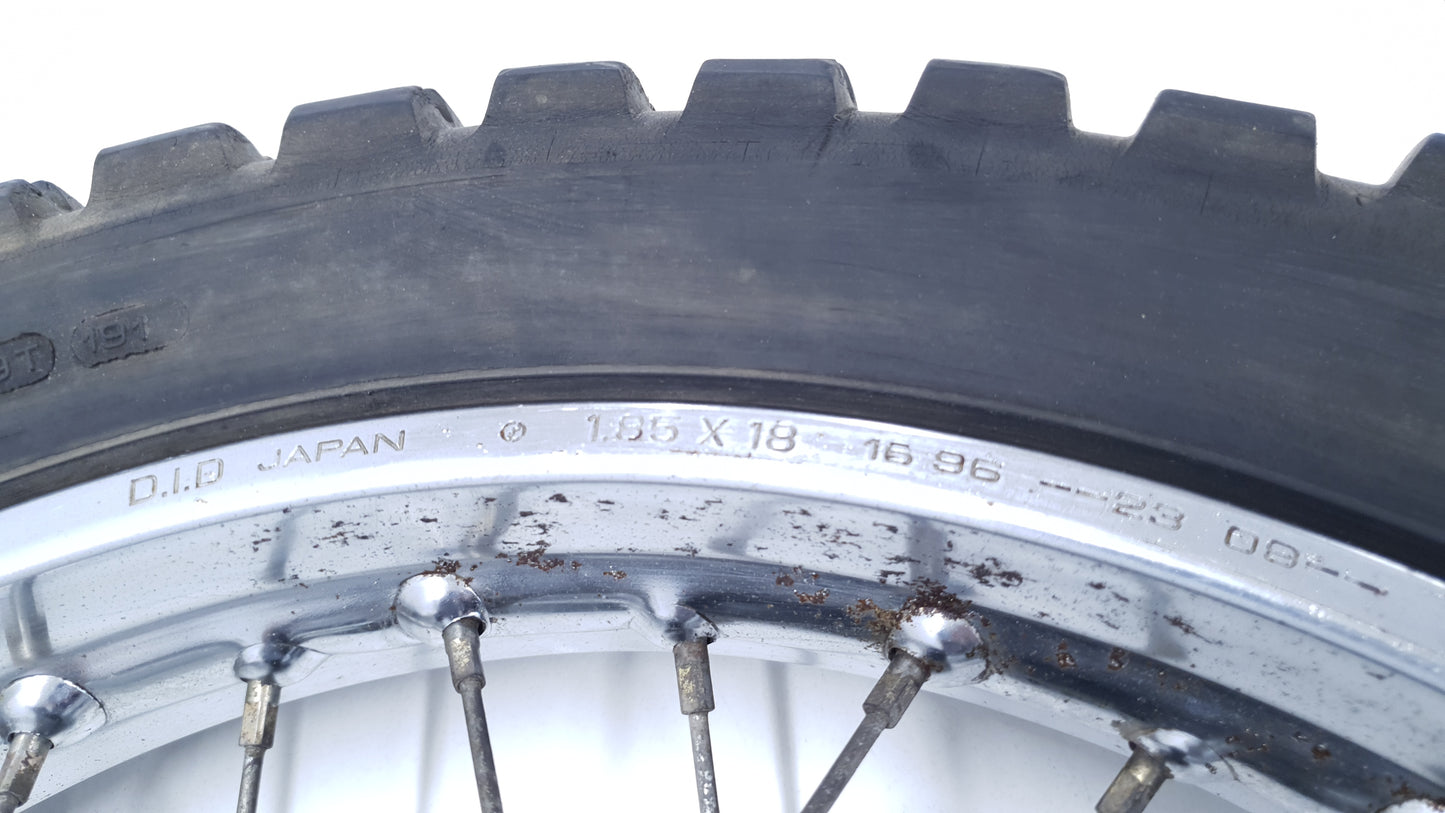 Roue arrière Yamaha DTMX 50 1981 Rear wheel