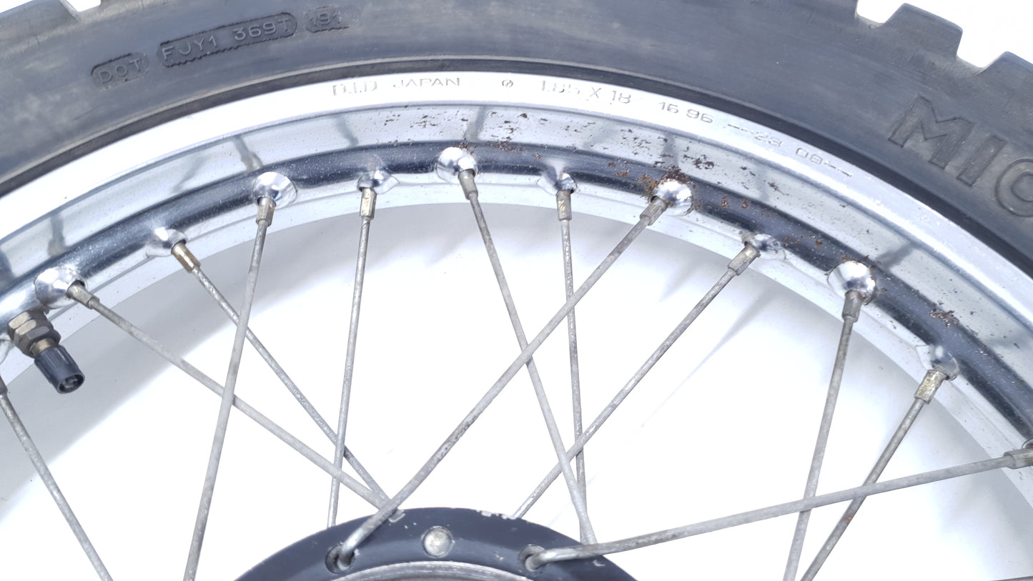 Roue arrière Yamaha DTMX 50 1981 Rear wheel