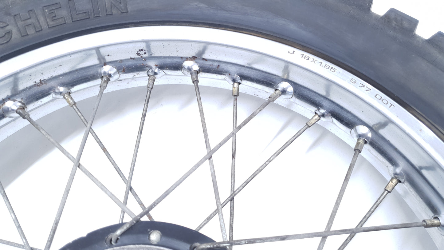 Roue arrière Yamaha DTMX 50 1981 Rear wheel