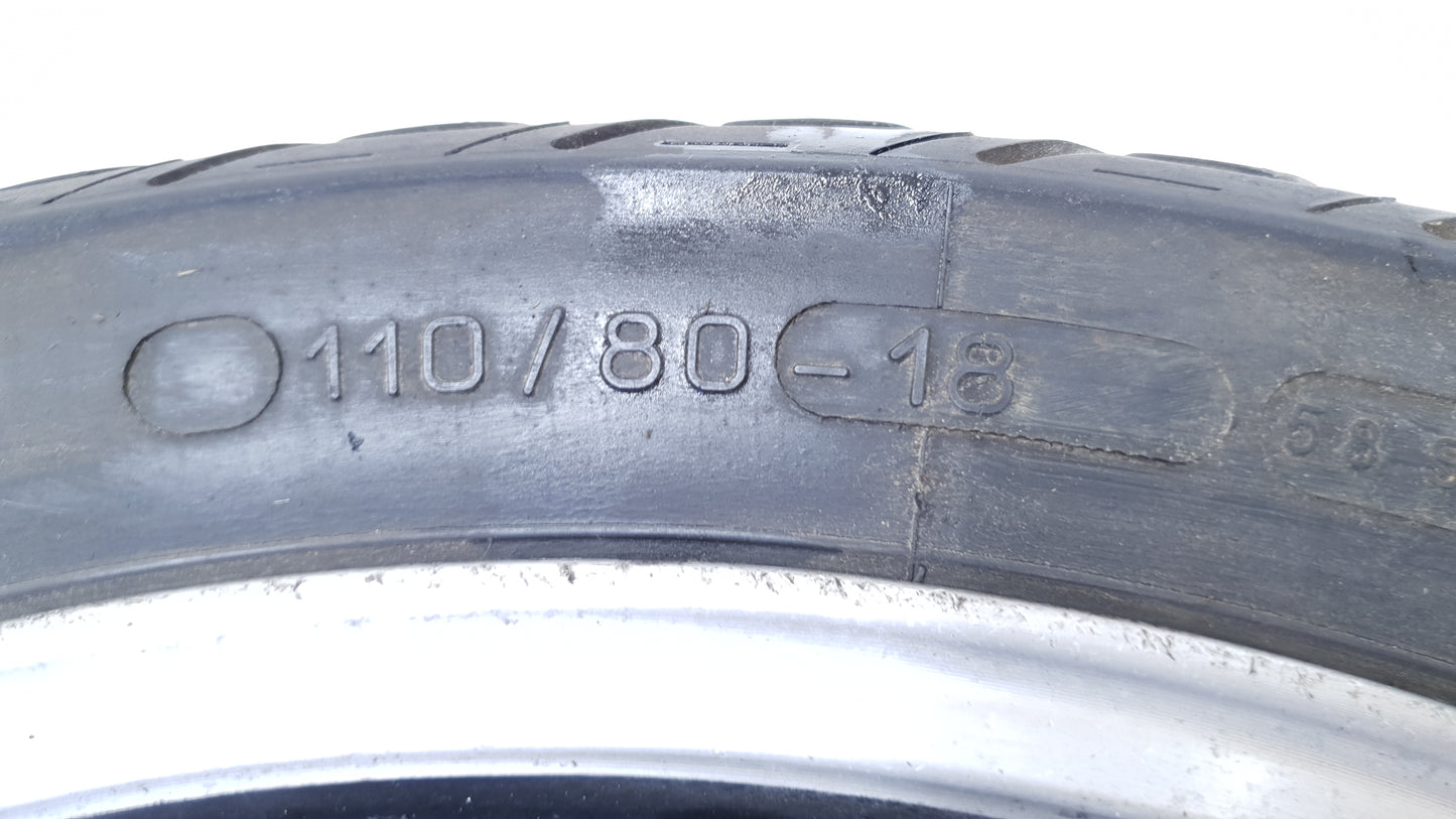 Roue arrière Yamaha RDLC 125 1986 Réf : 2HK-25338-20-BL Rear wheel