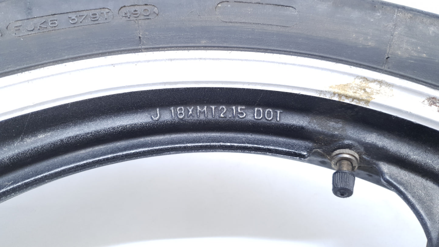 Roue arrière Yamaha RDLC 125 1986 Réf : 2HK-25338-20-BL Rear wheel