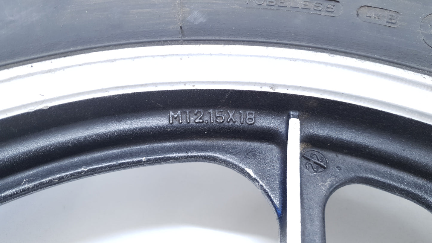 Roue arrière Yamaha RDLC 125 1986 Réf : 2HK-25338-20-BL Rear wheel