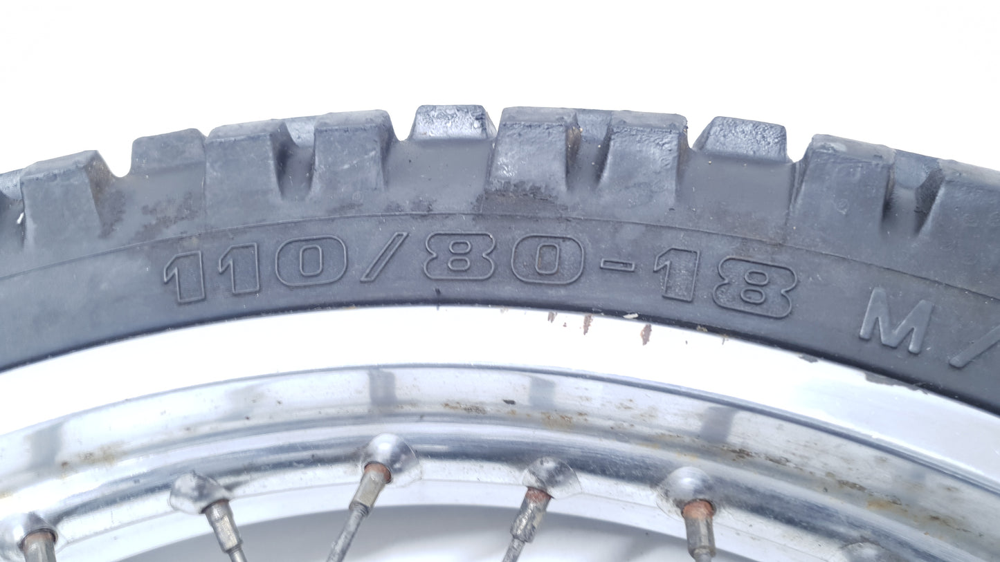 Roue arrière Yamaha DT125LC 1987 n°18 Réf : 94418-18171-00 Rear wheel