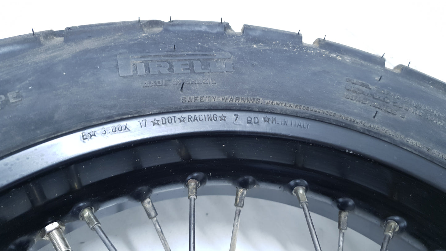 Roue arrière Yamaha TDR 125 1991 Réf : 94418-17109-00 Rear wheel