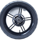 Roue arrière Yamaha TZR 50 2009 Réf : 5WXF53702000