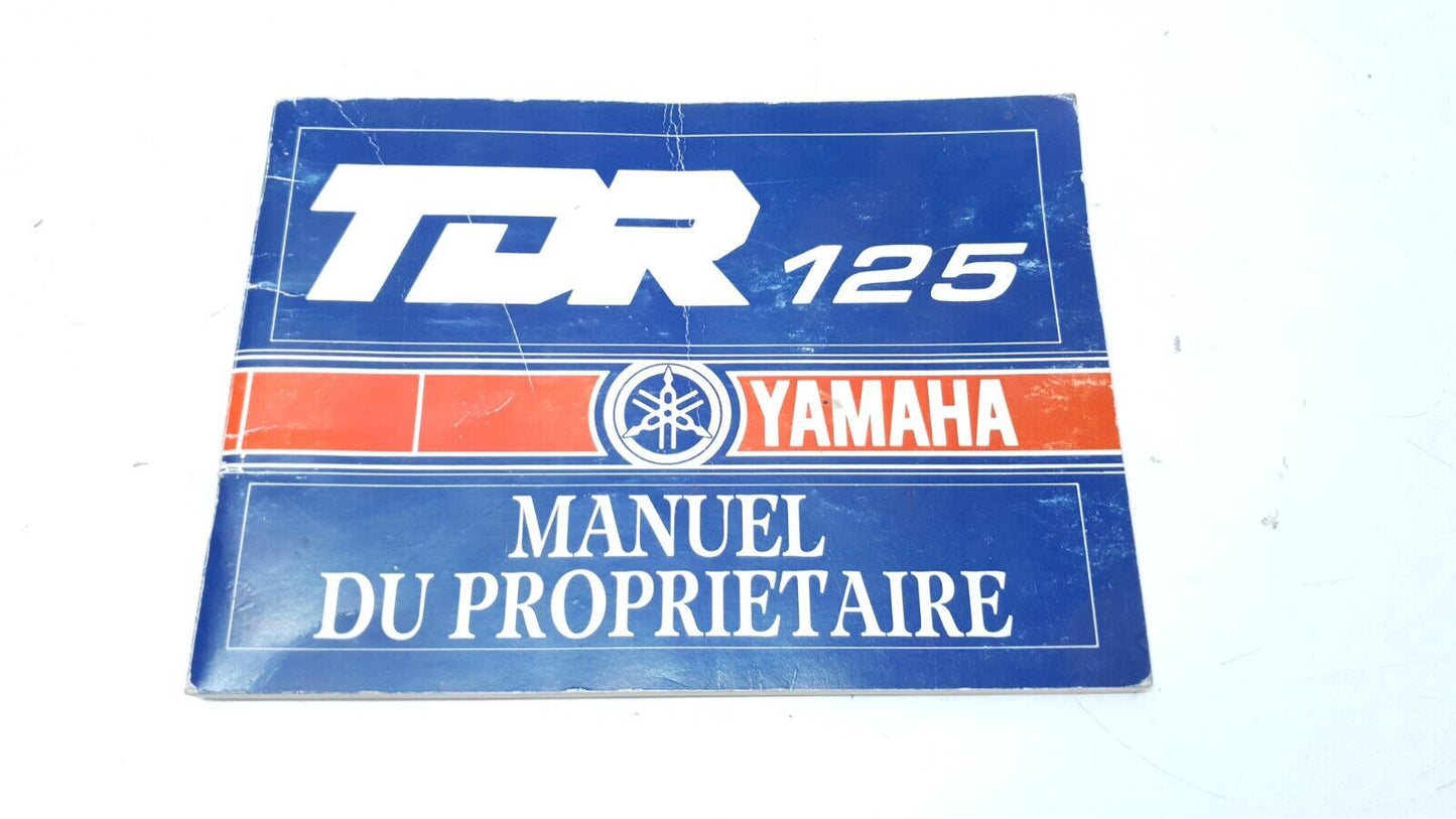 Manuel du propriétaire Yamaha TDR 125 1991