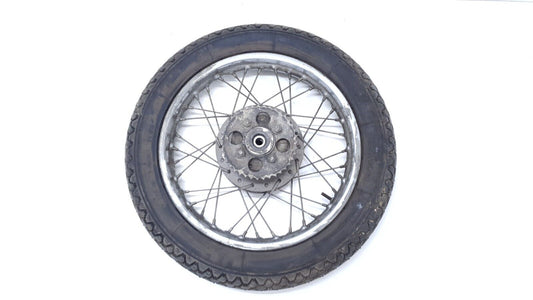 Roue arrière Honda CM 125 T 1978 n°4 Réf : 42701-402-003 Rear wheel