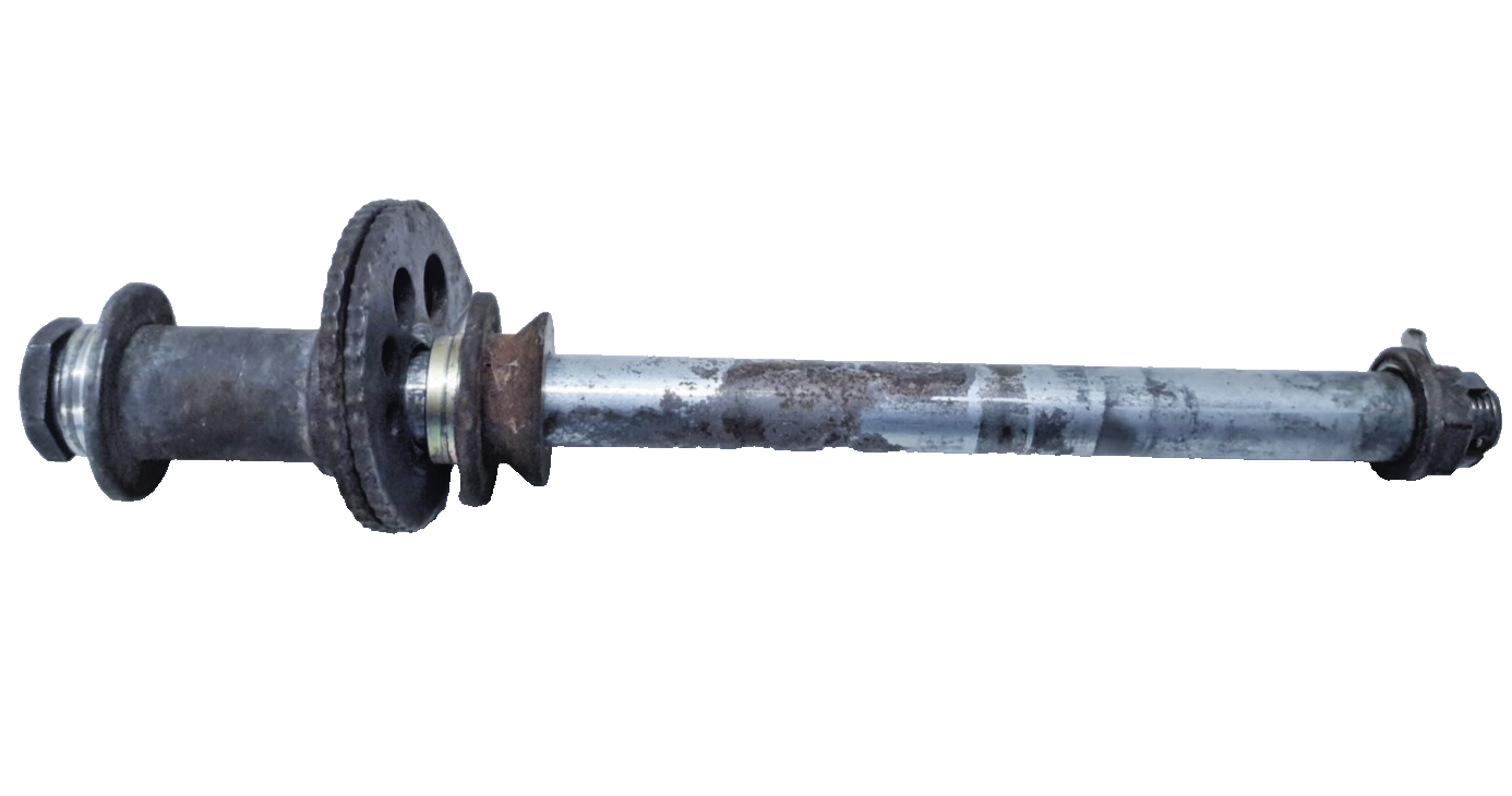 Axe de roue arrière Yamaha DT125R 1997 n°2 Réf : 3BN253810000