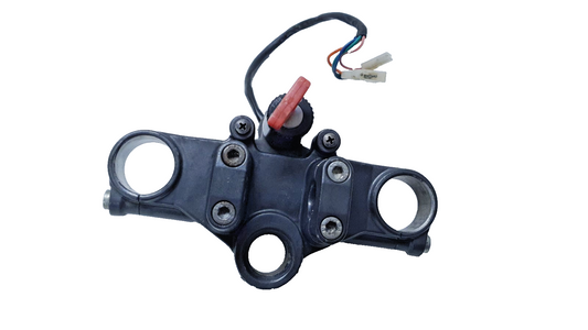 Té de fourche supérieur & contacteur Derbi Senda DRD X-Treme 50 2006 Réf 863150