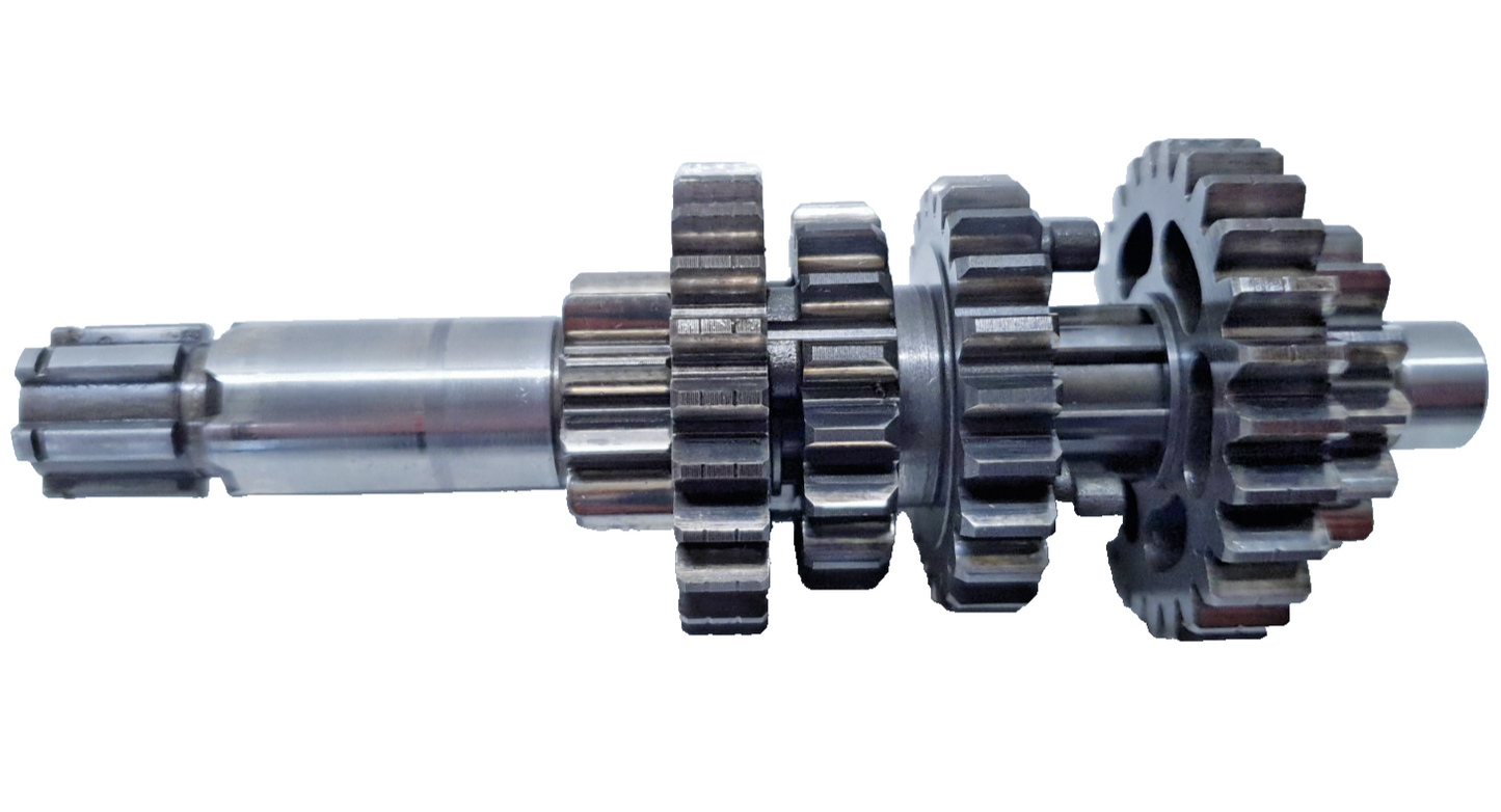 Arbre primaire de boite de vitesse Kawasaki KMX 125 1986 Réf : 131271138