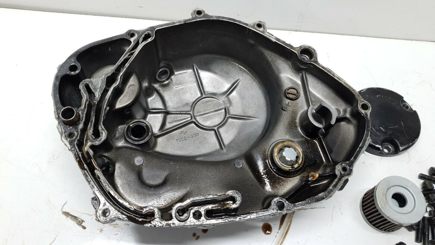 Carter droit d'embrayage Suzuki 125DR 1985 N°2 Réf: 11340-42A00-000 Clutch cover