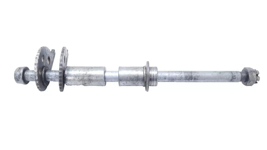 Axe de roue arrière Yamaha DT125LC 1987 n°15 Réf 37F-25381-00-00