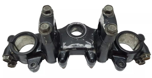 Té de fourche supérieur Yamaha DT125LC 1987 n°9 Réf : 34X-23435-00-98