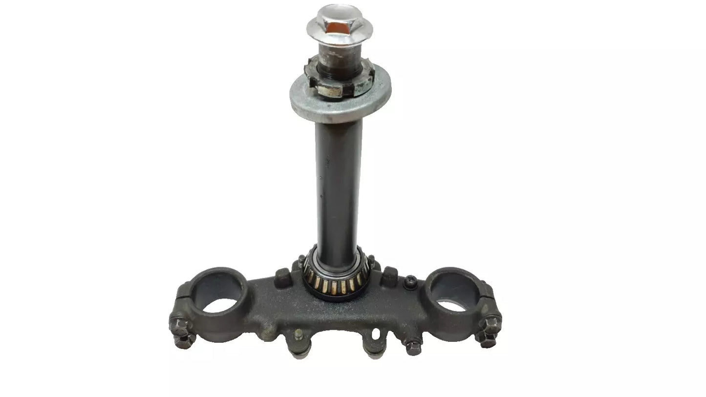 Té de fourche inférieur Yamaha DT125LC 1987 n°9 Réf : 53V-23340-00-90