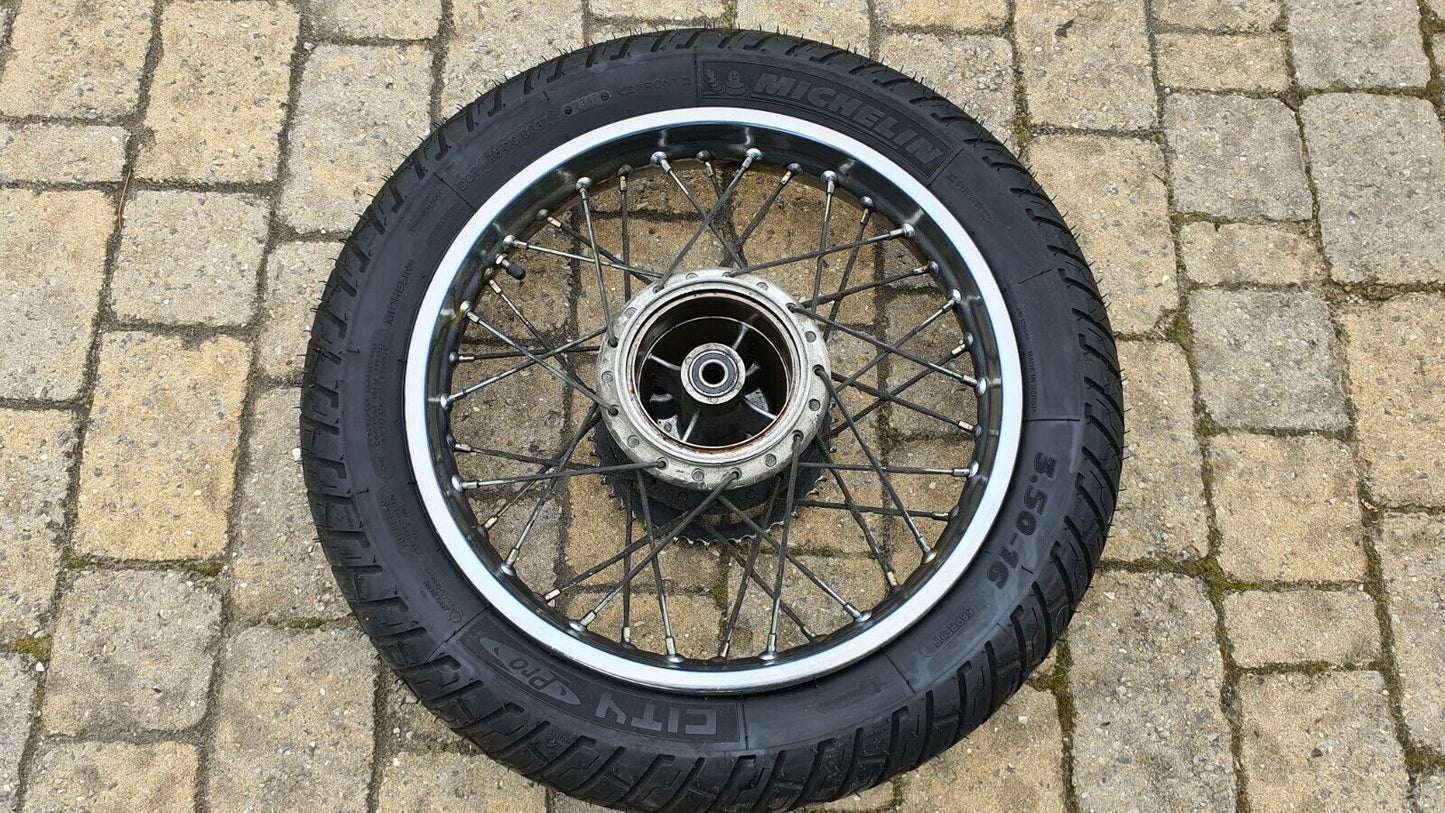 Roue arrière Yamaha SR 125 1998 Réf : 3MW-25311-00-35 Rear wheel