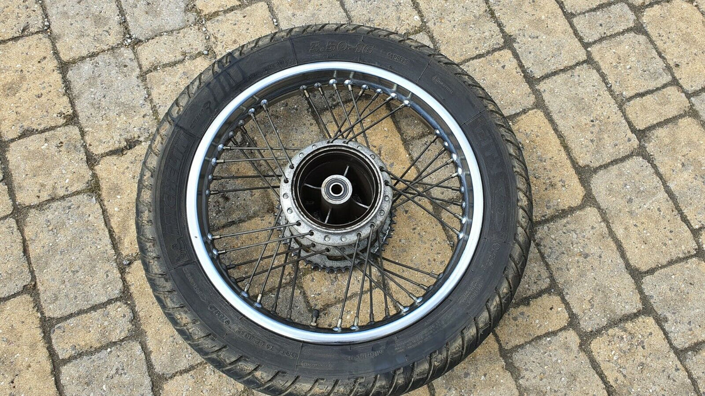 Roue arrière Yamaha SR125 3MW2 1989 Réf : 5H0-25311-00-38 Rear Wheel