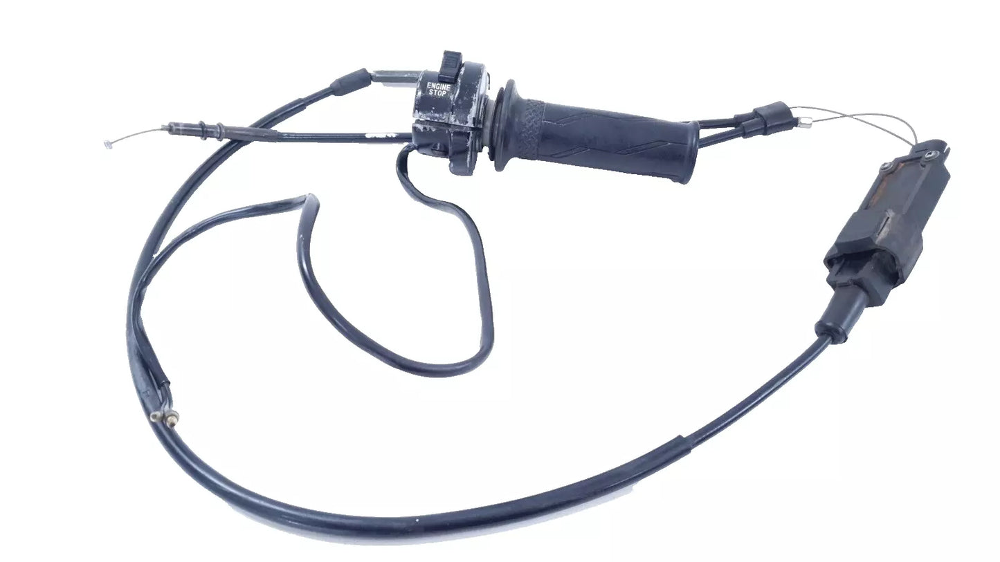 Poignée d'accélérateur Yamaha DT125LC 1987 n°20 Réf : 1R6-83976-01-00
