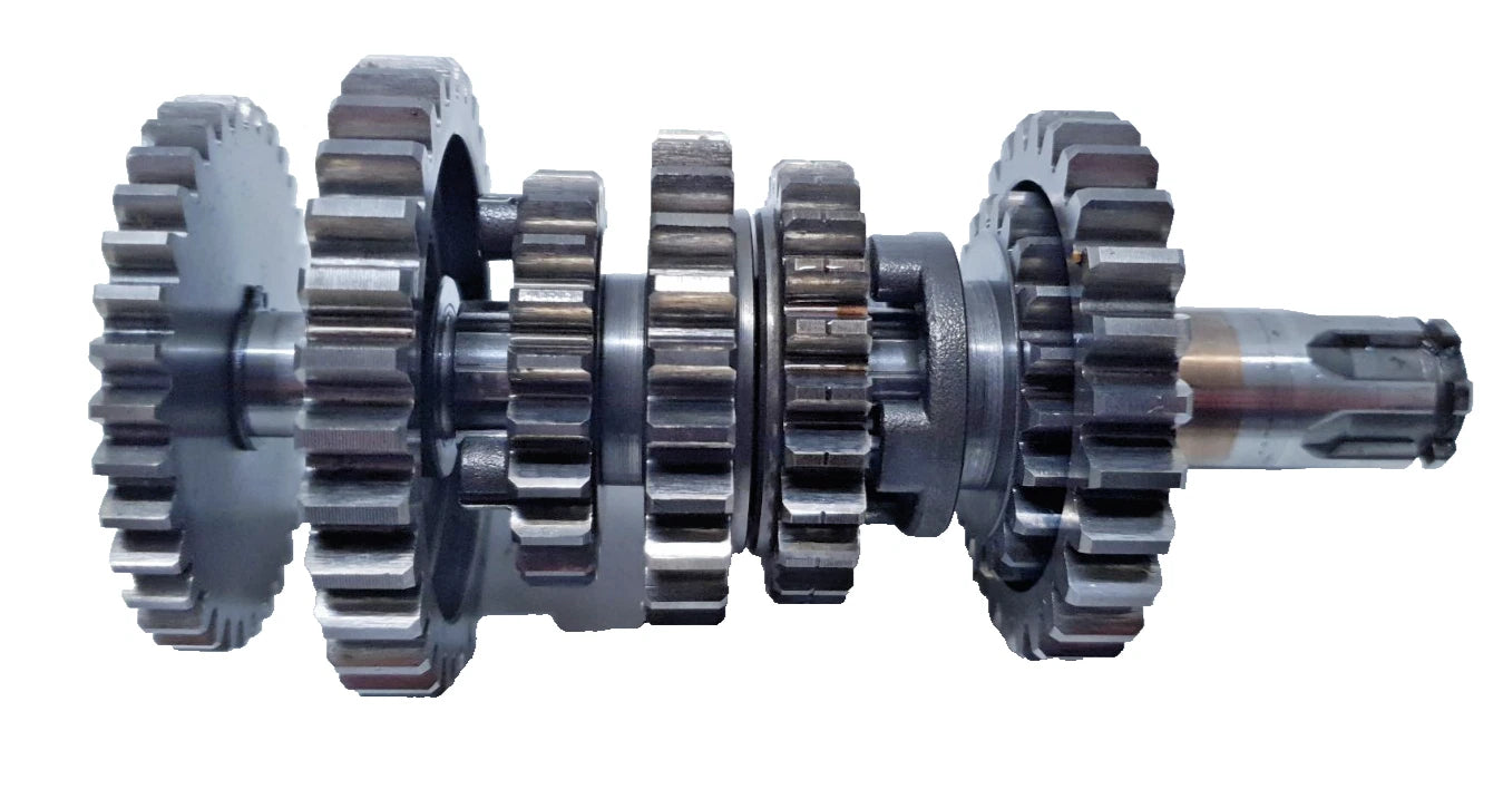 Arbre secondaire de boite de vitesse Kawasaki KMX 125 1986 Réf : 131281233