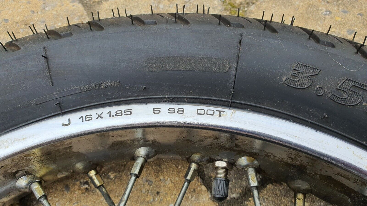 Roue arrière Yamaha SR 125 1998 Réf : 3MW-25311-00-35 Rear wheel