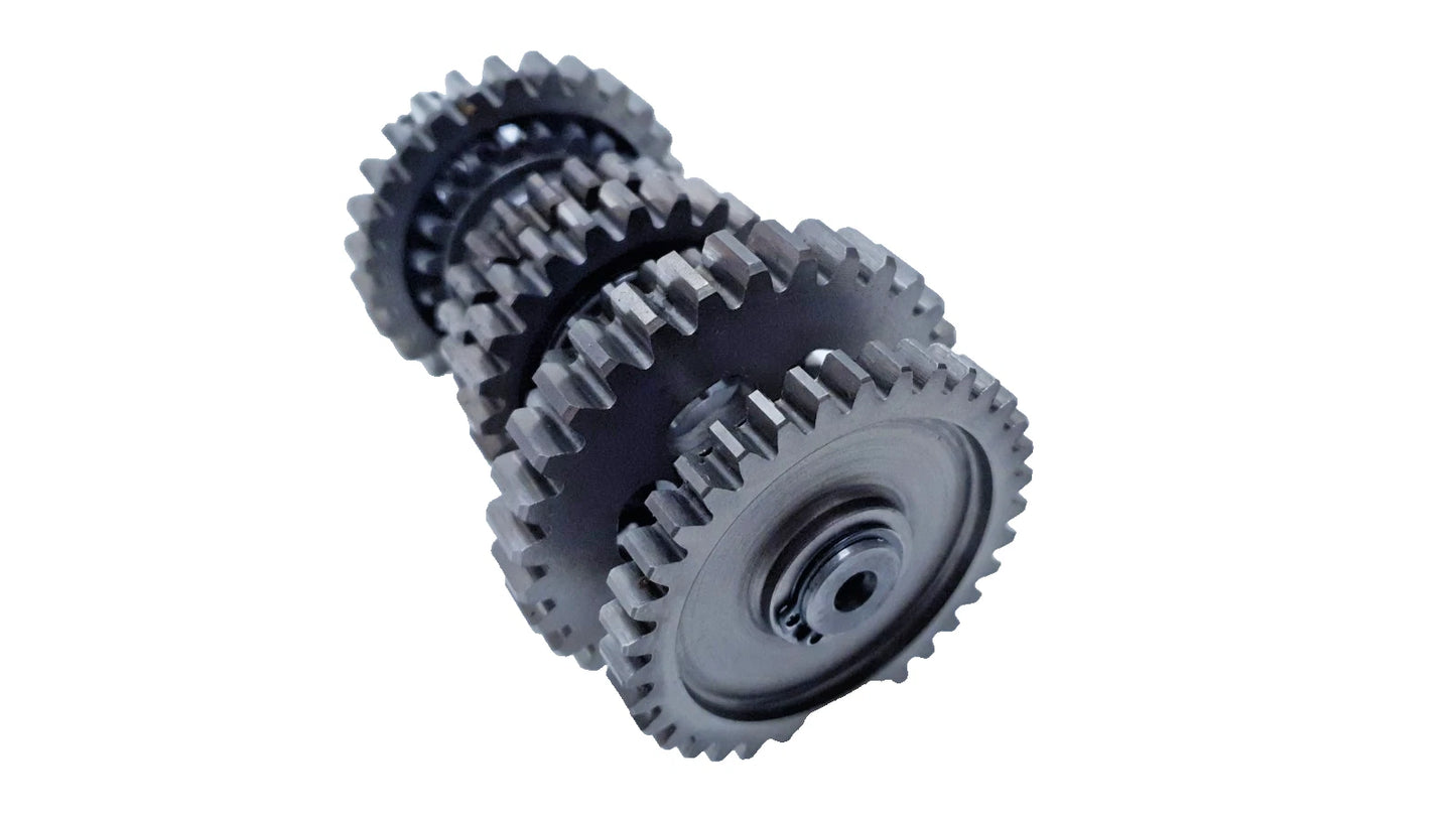 Arbre secondaire de boite de vitesse Kawasaki KMX 125 1986 Réf : 131281233