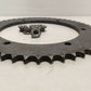 Couronne Kawasaki KMX 125 1991 Réf 42041-1244 SPROCKET HUB