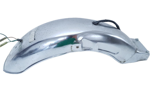 Garde boue arrière chromé Honda CM 125 Twin 1981 n°2 Réf : 80100-419-000